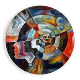 Meditation Glass Wall Art.